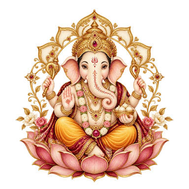 Lord Ganesh, blessing our wedding celebration